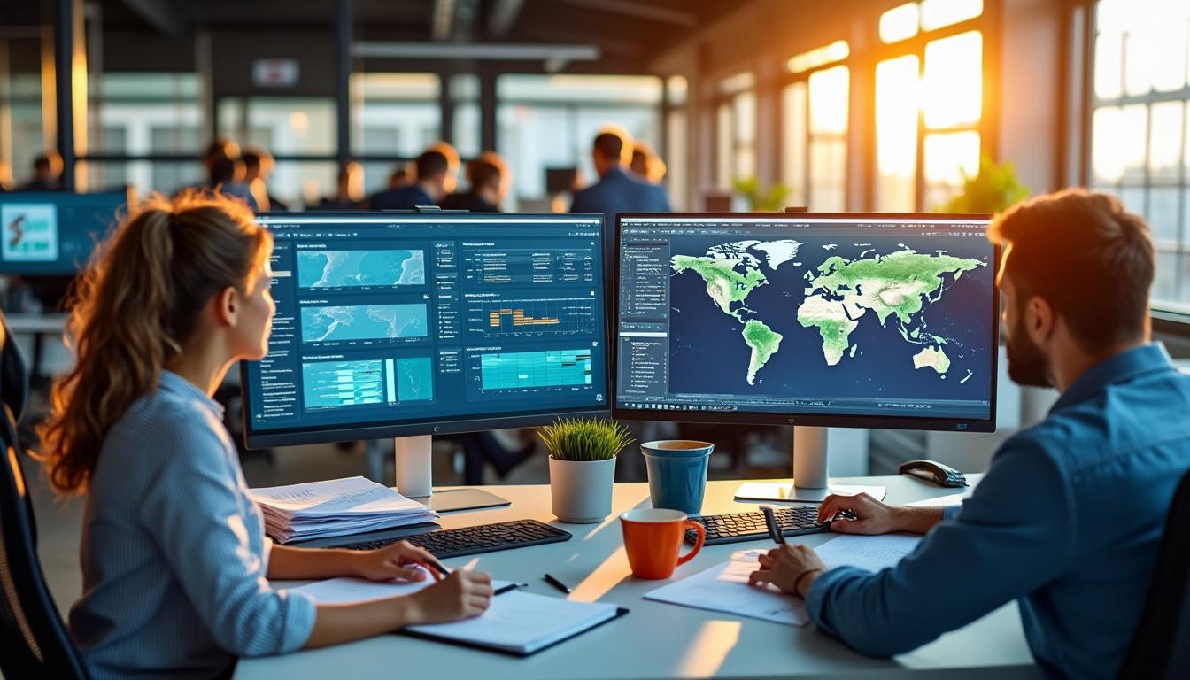 Illustration: Vue d’ensemble du fonctionnement d’un logiciel TMS au quotidien