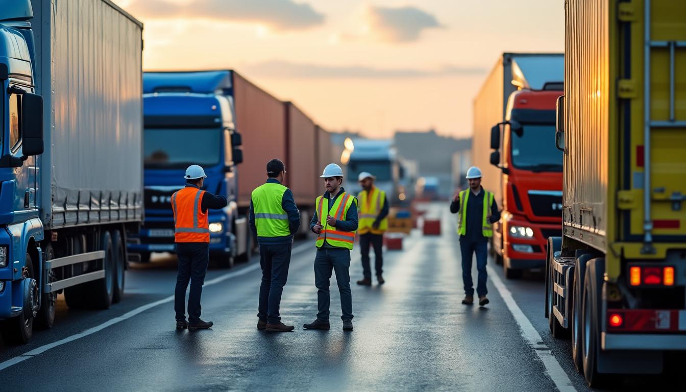 Illustration: Comprendre la gestion des risques dans le transport de marchandises : enjeux, typologie et identification