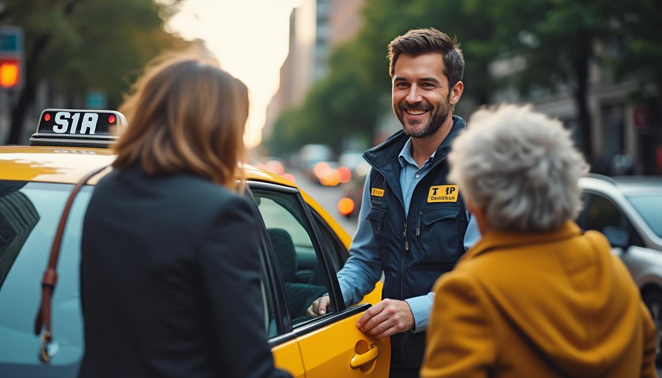 Illustration: Présentation du métier de chauffeur de taxi et missions principales