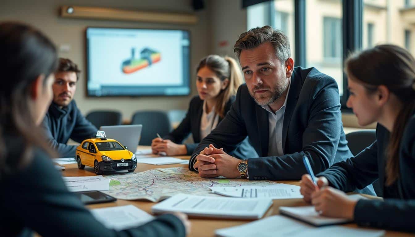 Illustration: Guide du déroulement et du programme de la formation de taxi