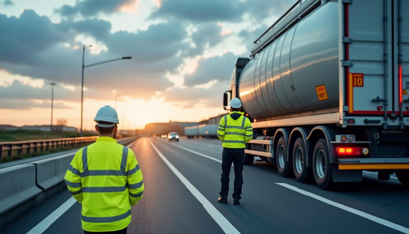 Illustration: Le cadre réglementaire du transport de marchandises dangereuses : normes et obligations