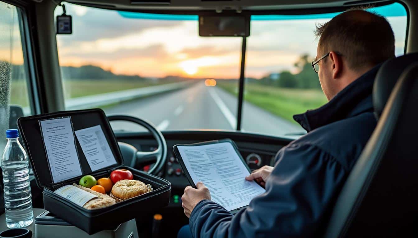 Illustration: Cadre légal et réglementation du panier repas transport routier 2024