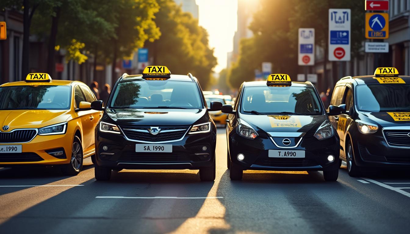 Illustration: Définition des types de véhicules utilisés comme taxi et leurs grandes familles