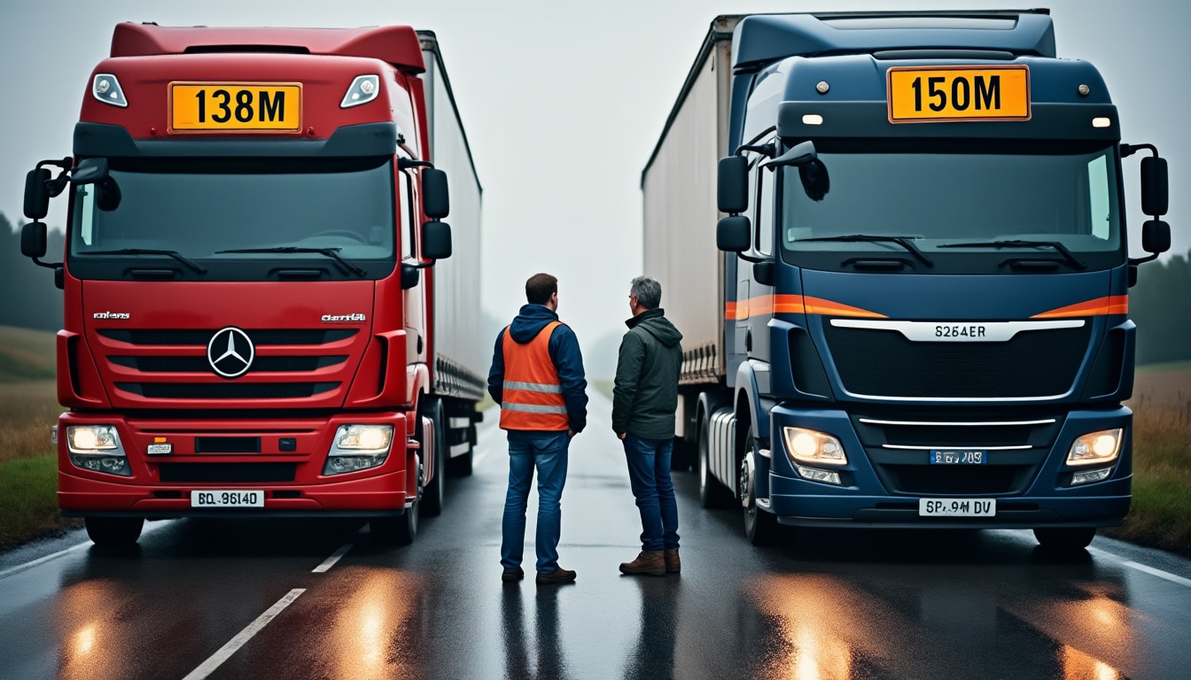 Différence entre les coefficients 138M et 150M en transport routier