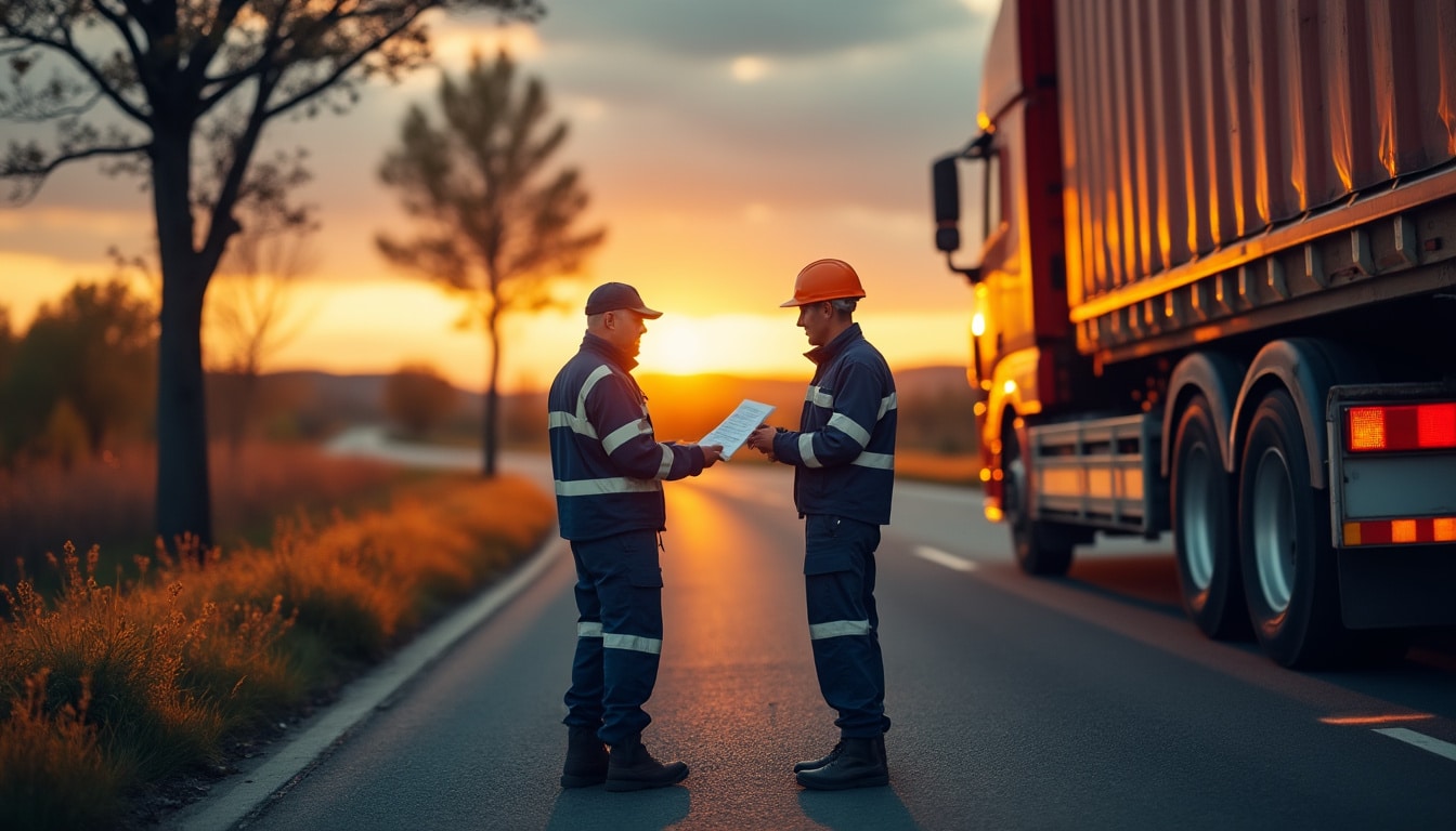 Illustration: Cadre légal et réglementation des frais de route dans le transport routier