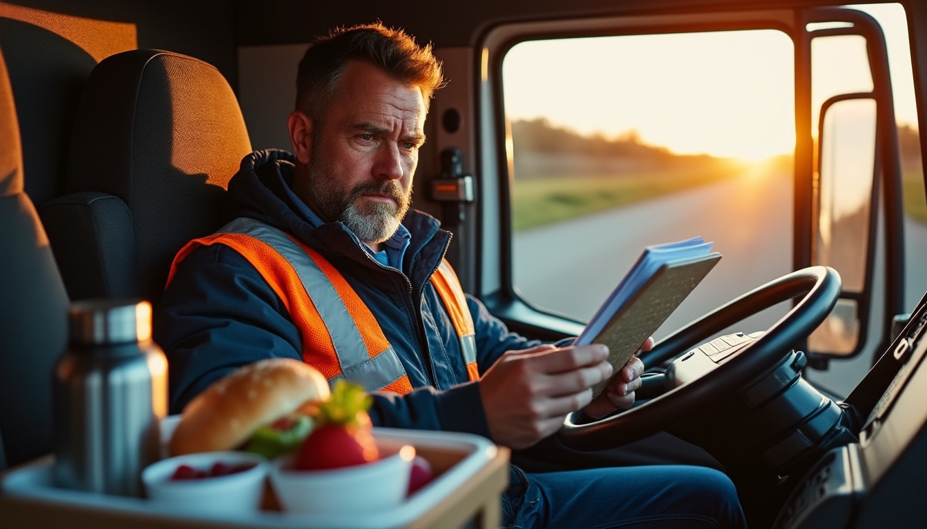 Illustration: Règles d’attribution du panier repas selon l’horaire de travail des chauffeurs routiers