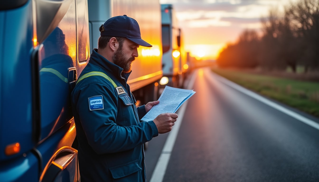 Illustration: Définition et cadre général du préavis dans le transport routier en 2024