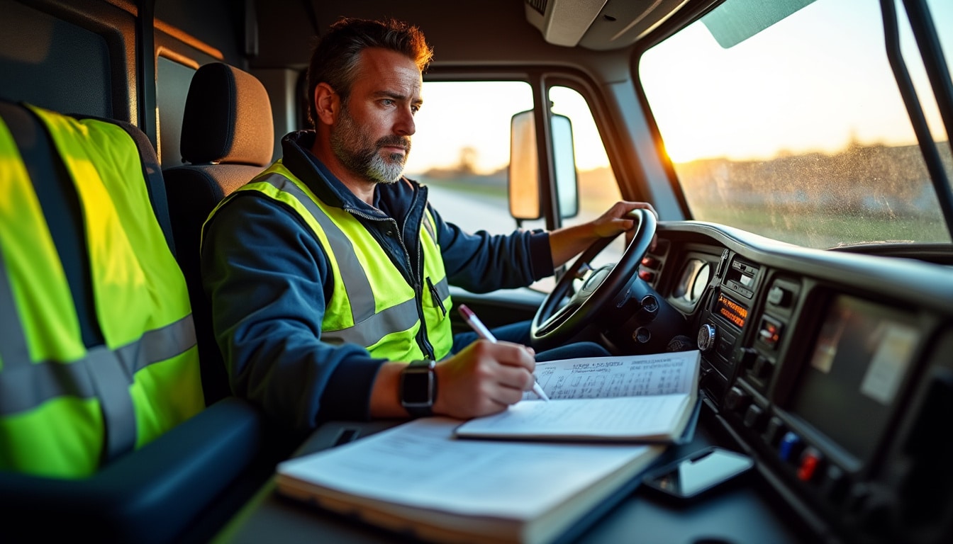 Illustration: Calculer le temps de travail et les heures supplémentaires en contrat de 186 heures dans le transport routier