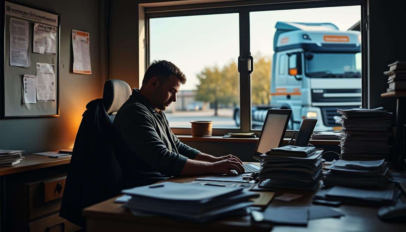 Illustration: Comprendre la liquidation judiciaire dans le secteur du transport routier
