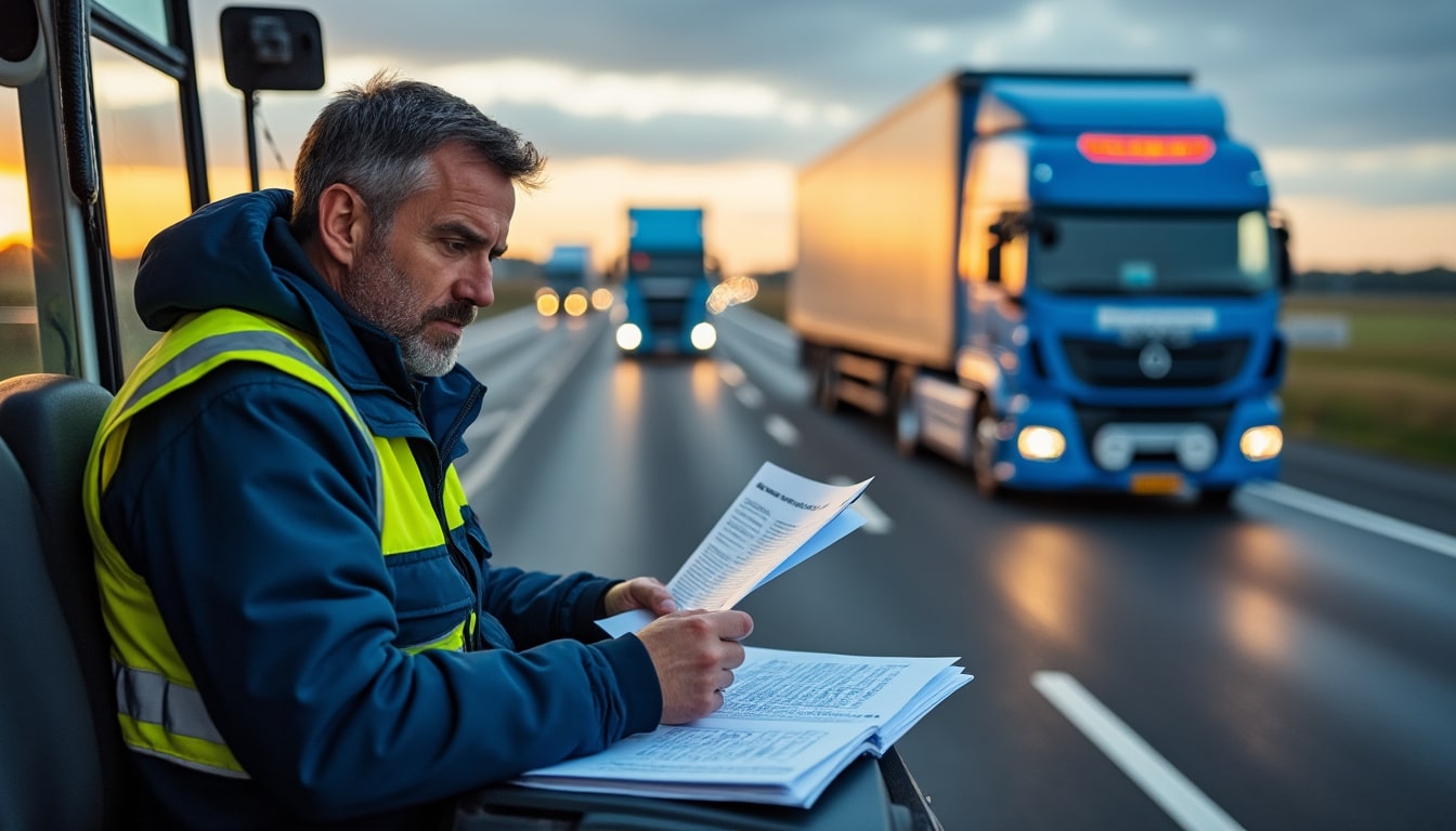 Illustration: Présentation des barèmes et grilles tarifaires des frais de route du transport routier international en 2024