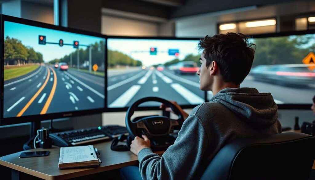 Apprentissage du code de la route sur simulateur pour débutant : méthode et conseils