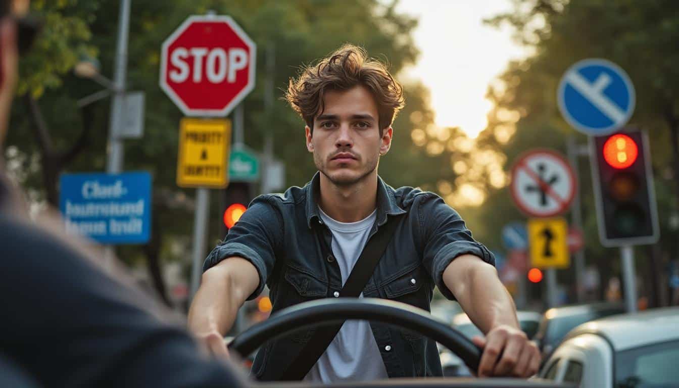 Illustration: Les erreurs fréquentes de signalisation à l’examen du code de la route