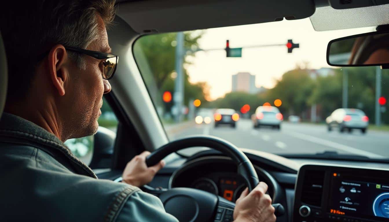 Test de conduite du regard à l’intersection et anticipation efficace