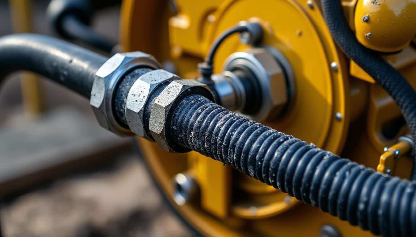 À quoi sert un flexible de tuyau hydraulique sur un engin de chantier ?