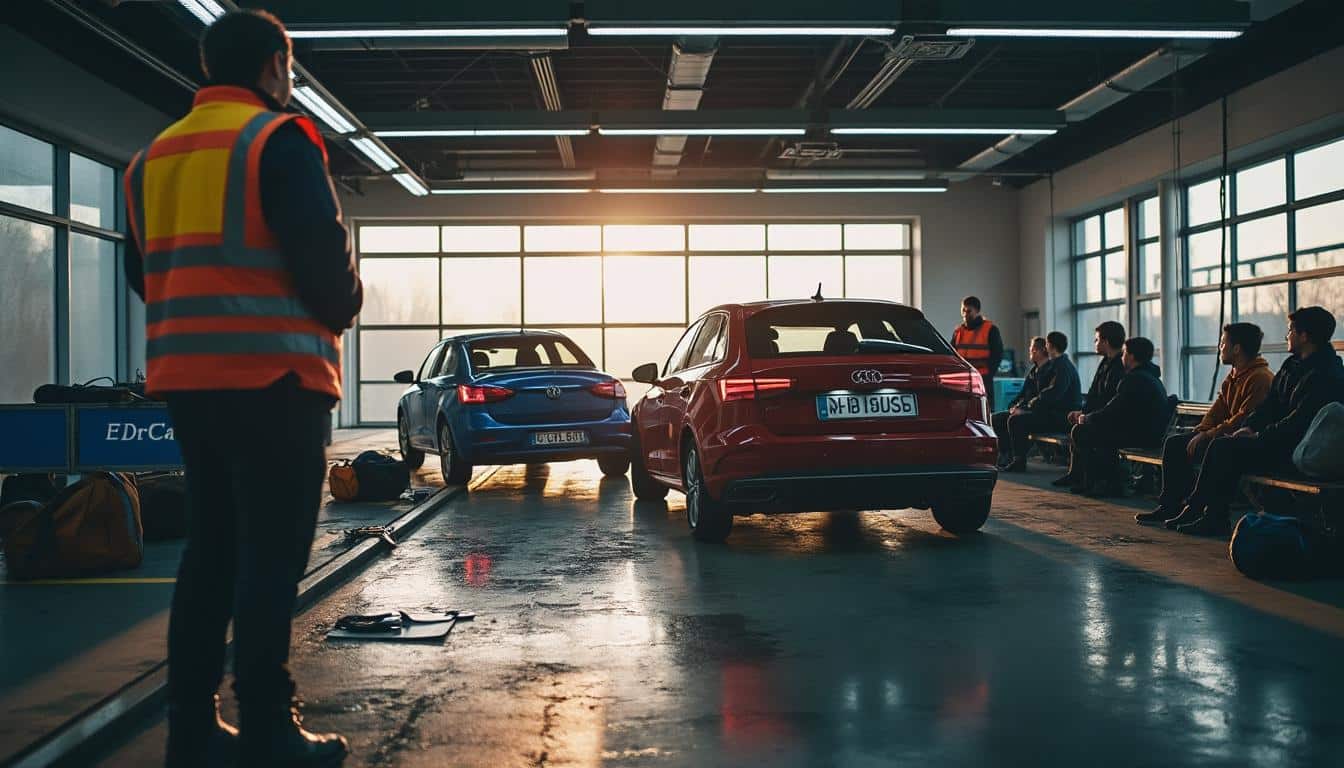 Formation au permis avec simulation d’accident le matin : sécurité renforcée