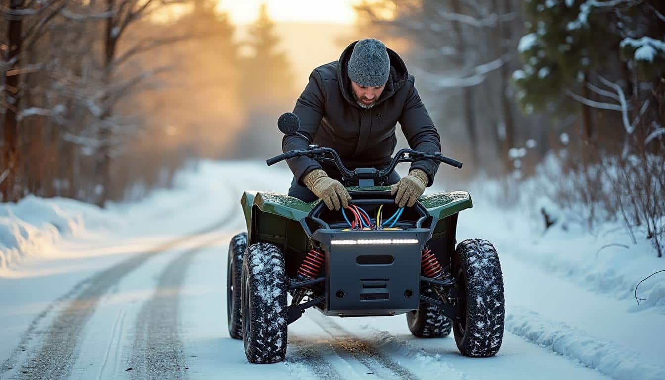 Prévenir les problèmes de batterie sur un quadricycle électrique en hiver