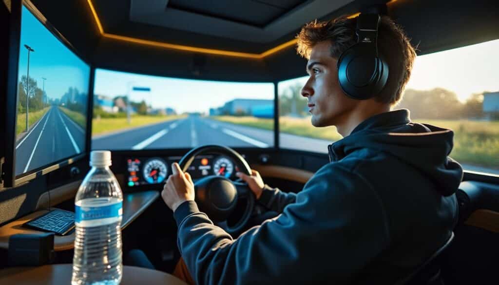 Test de conduite débutant en simulateur de formation : guide complet