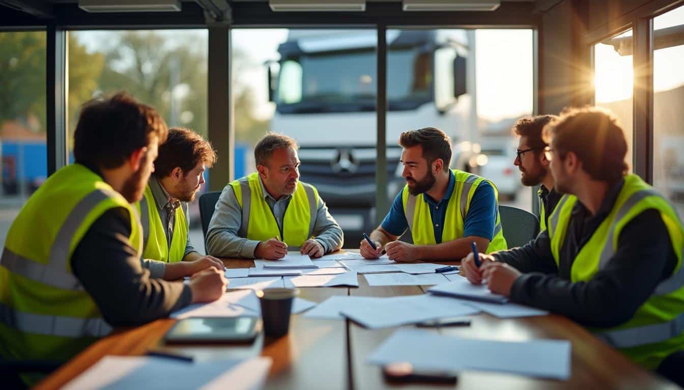 Illustration: Comprendre le cadre légal et les règles de la convention collective dans le secteur des transports