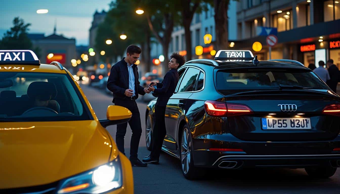 Illustration: Comprendre la différence fondamentale entre le taxi et le VTC