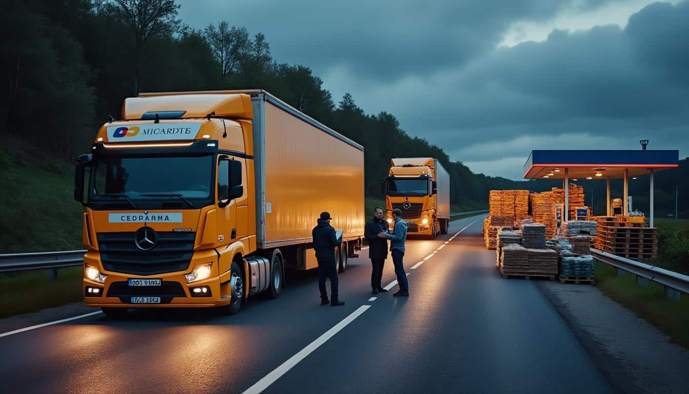 Illustration: Les fondamentaux du transport routier de marchandises et ses acteurs