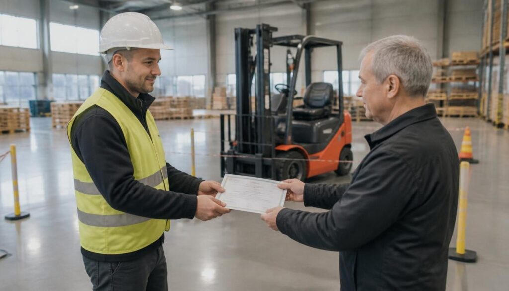 Attestation CACES : obtention, validité et sécurité